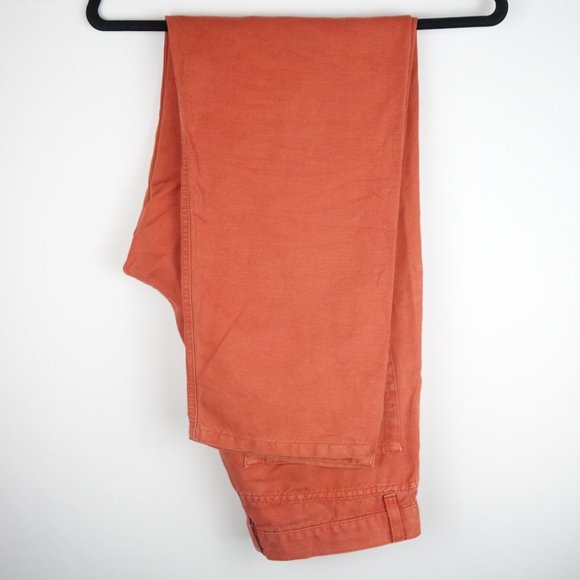 Loro Piana Salmon Color Cotton Flax Denim Jeans Made In Italy